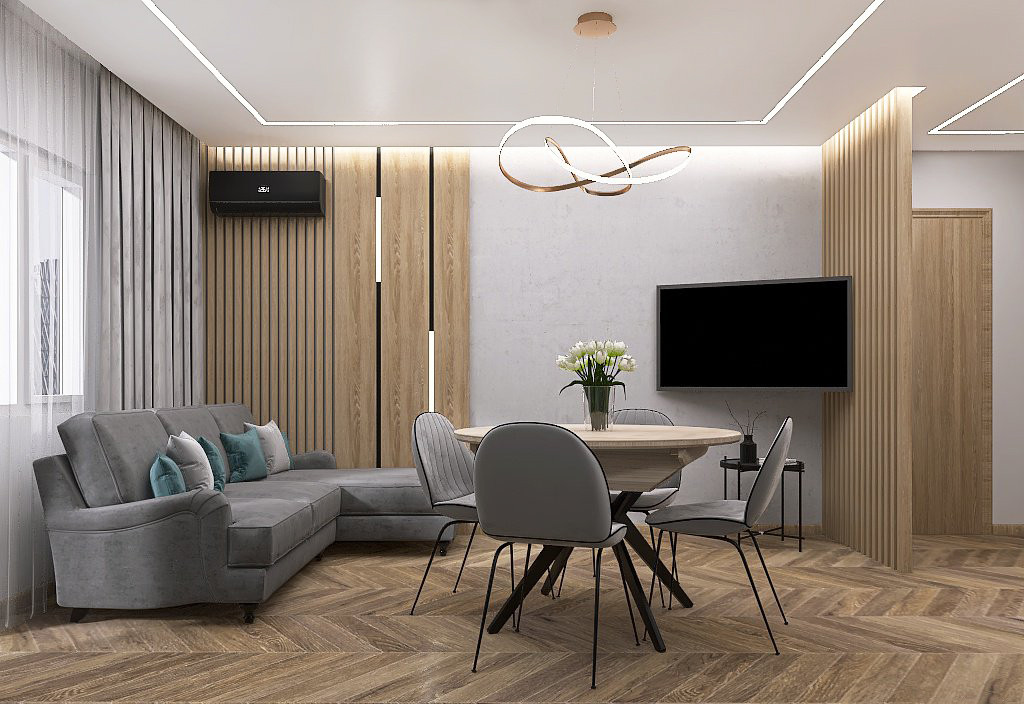 Интерьер квартиры в экостиле