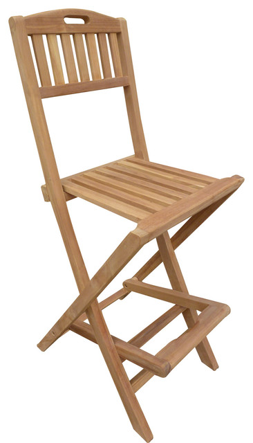 teak folding bar stools