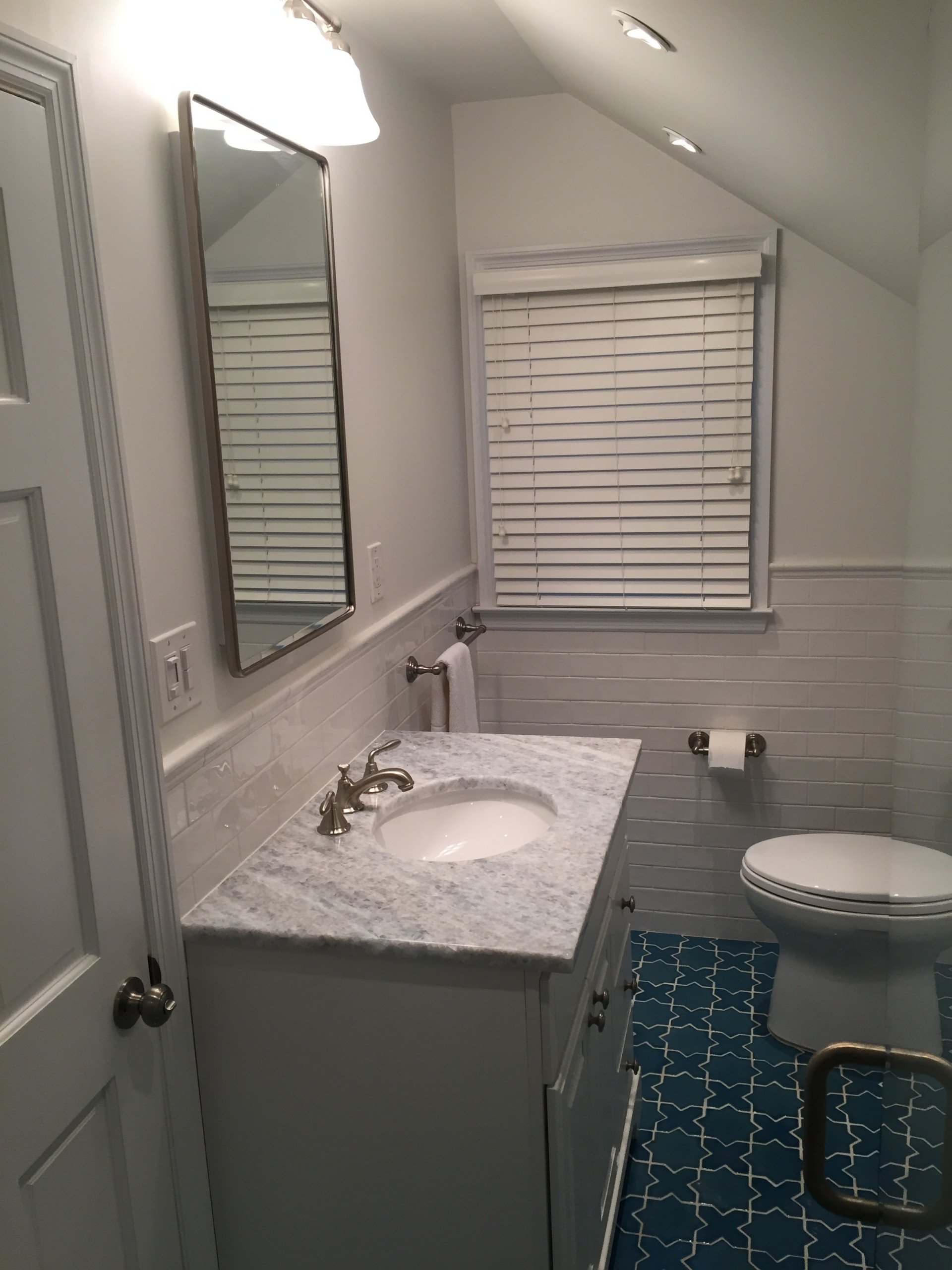 Koch's Master bathroom floor