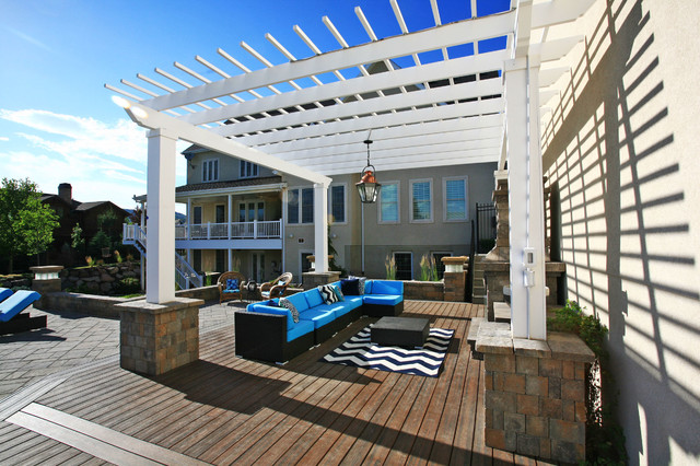 Custom Pergolas Decks and CONSTRUCTION components contemporary-swimming-pool