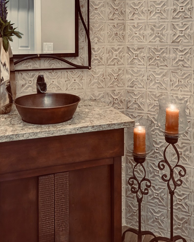 Inspiration for a transitional home design remodel in Phoenix