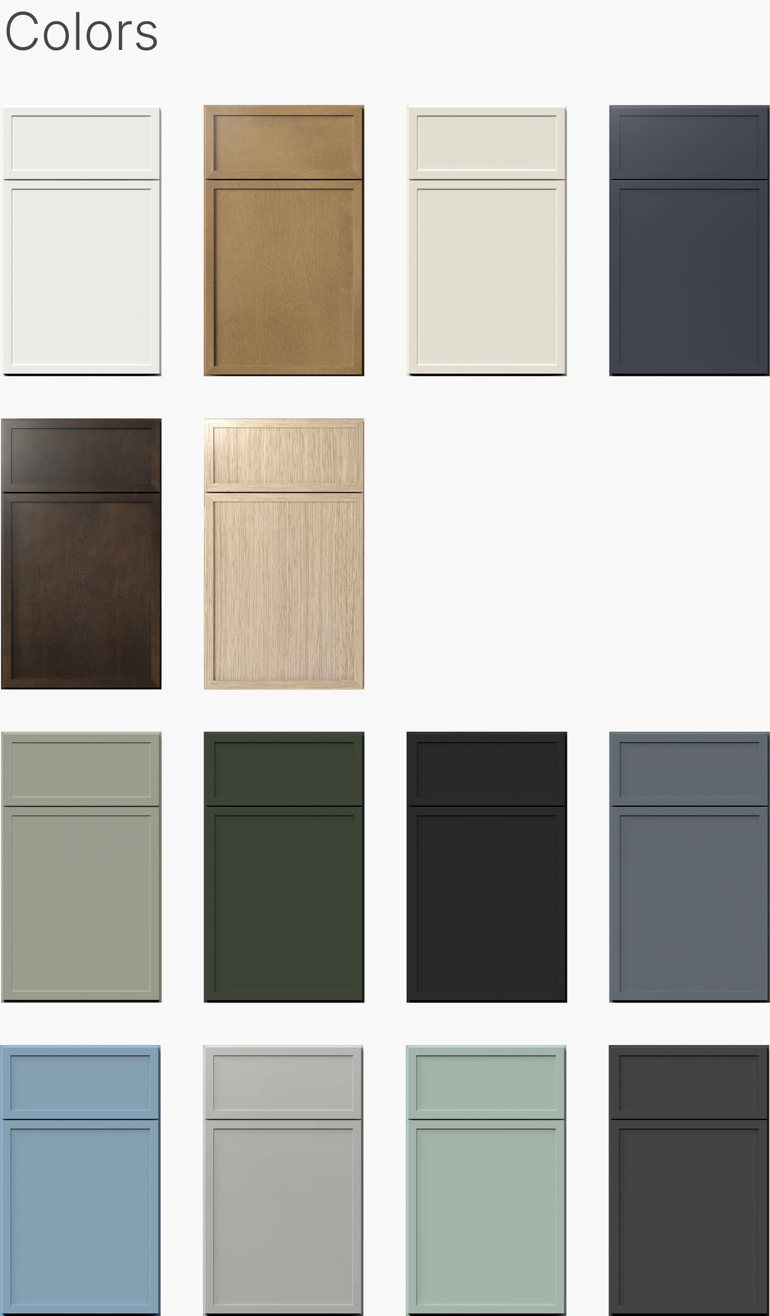 Slim Shaker Colors
