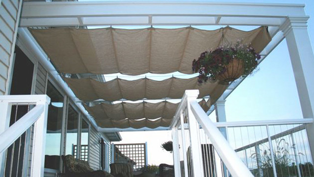 Roman Shade Sails By Tenshon Traditional Veranda Phoenix