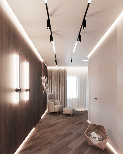 Интерьер в темных тонах