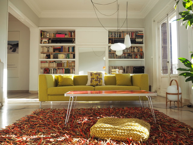 11 sofás cómodos de colores para alegrar el salón 11