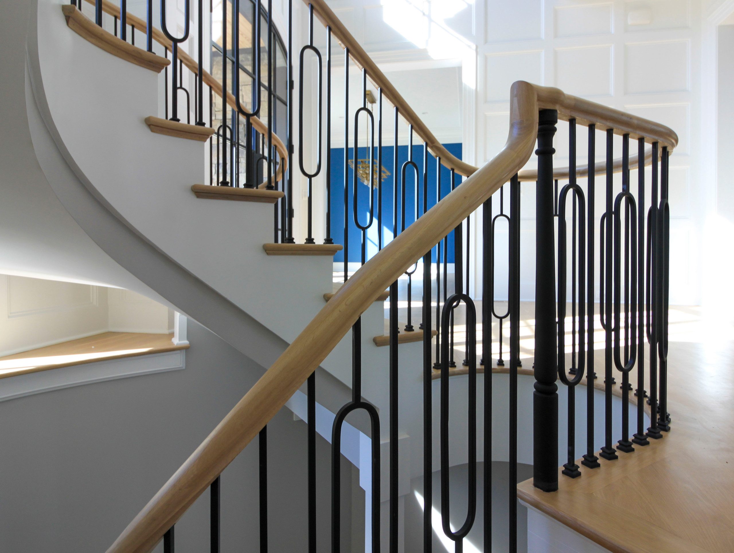 95_Remarkable and elegant floating elliptical staircase, McLean, VA 22101