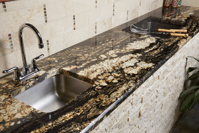 Supreme Gold Granite Patio Los Angeles By Arizona Tile