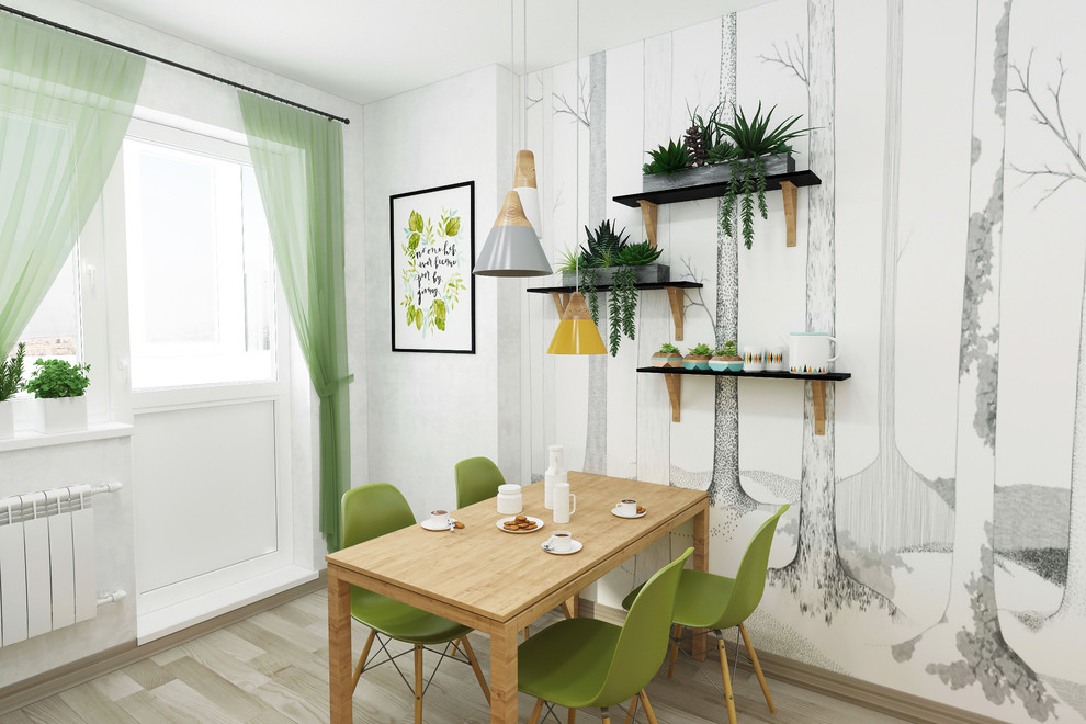 Квартира для молодой девушки в скандинавском стиле