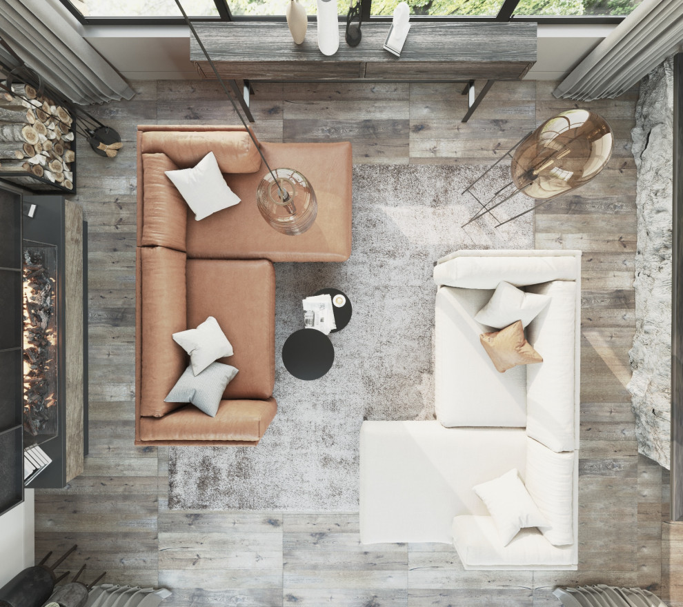 Аристократичный минимализм (гостиная виллы)