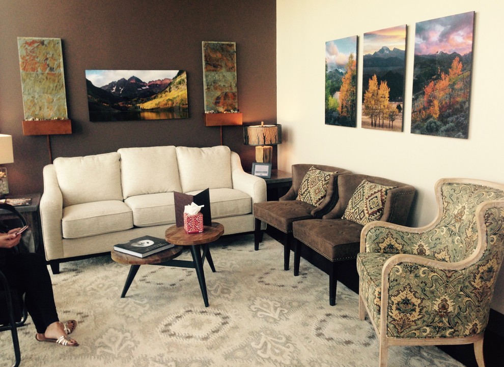 Home design - rustic home design idea in Denver