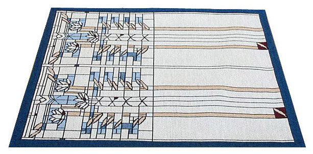 Frank Lloyd Wright Waterlilies Tapestry Placemat Craftsman Frank Lloyd Wright Waterlilies Tapestry Placemat