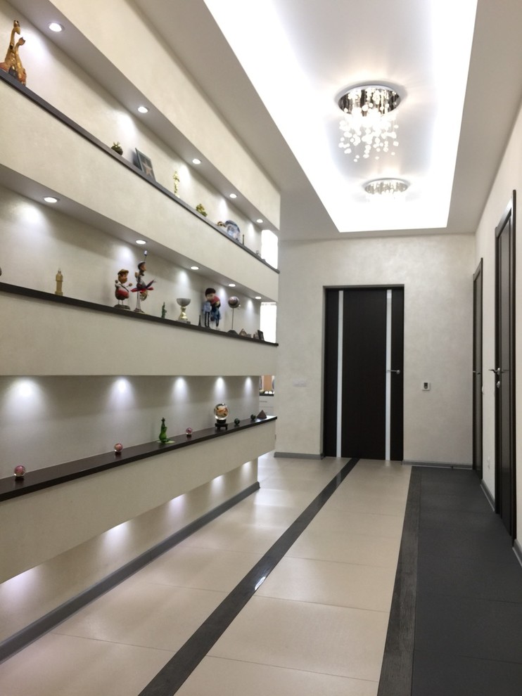 Холл и Прихожая в интерьере СЕРЕБРО и ЗОЛОТО