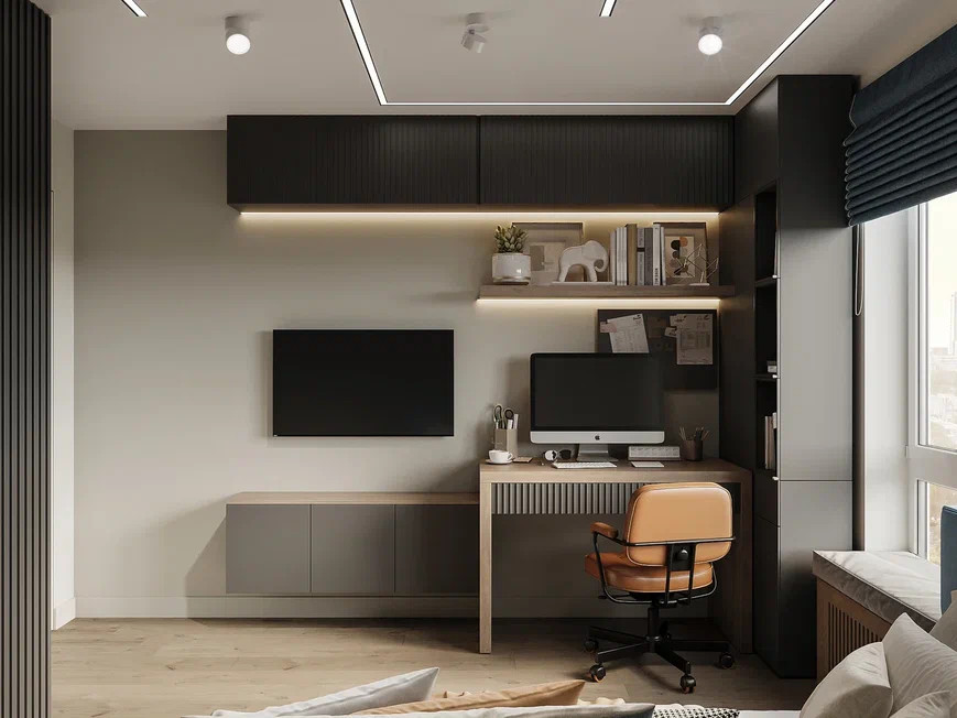 Красивая квартира 88 м² в современном стиле