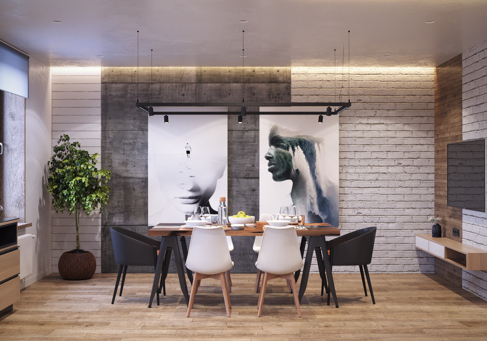 Дизайн квартиры в индустриальном стиле