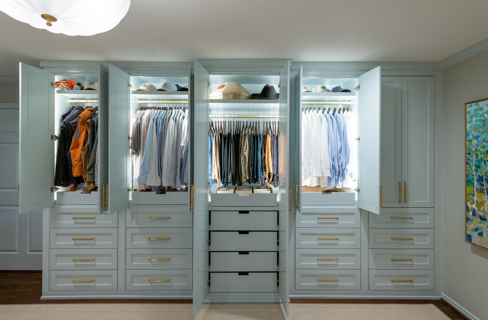 Bespoke Bedroom Closet - Transitional - Closet - Dallas - by Kathleen ...