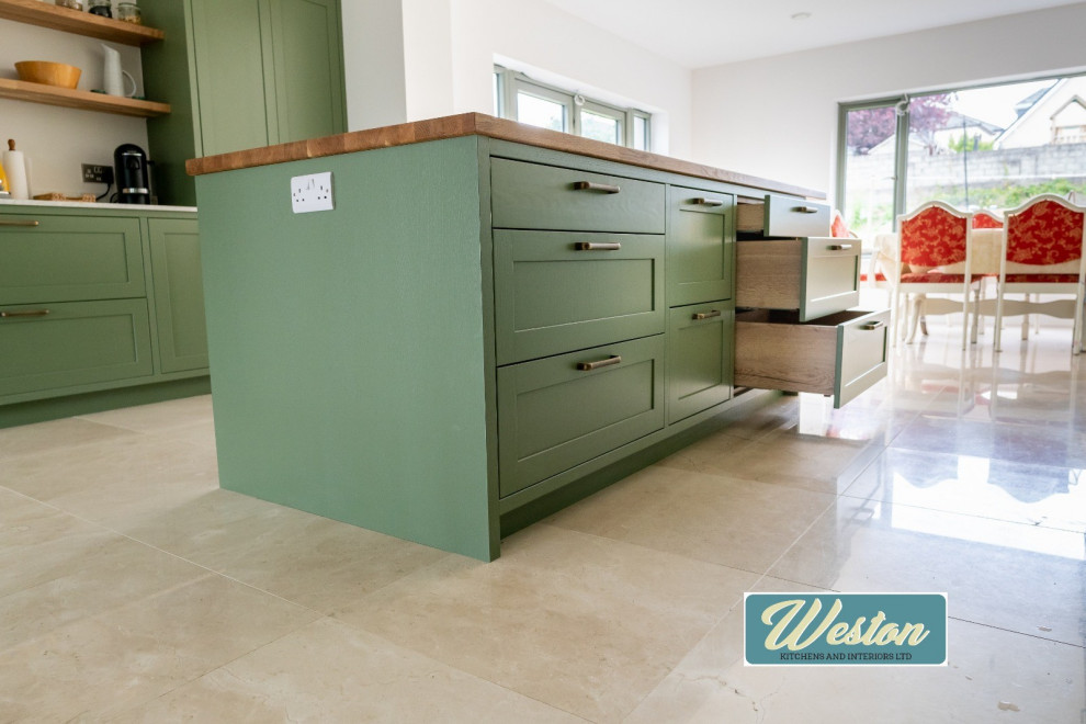 Photo of a medium sized classic open plan kitchen in Other.