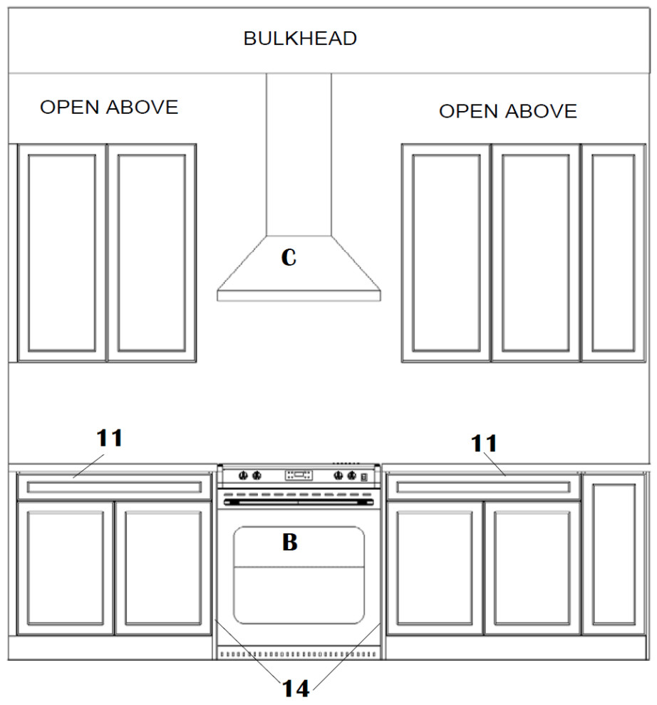 Is it possible to fill the space between bulkhead and cabinet?