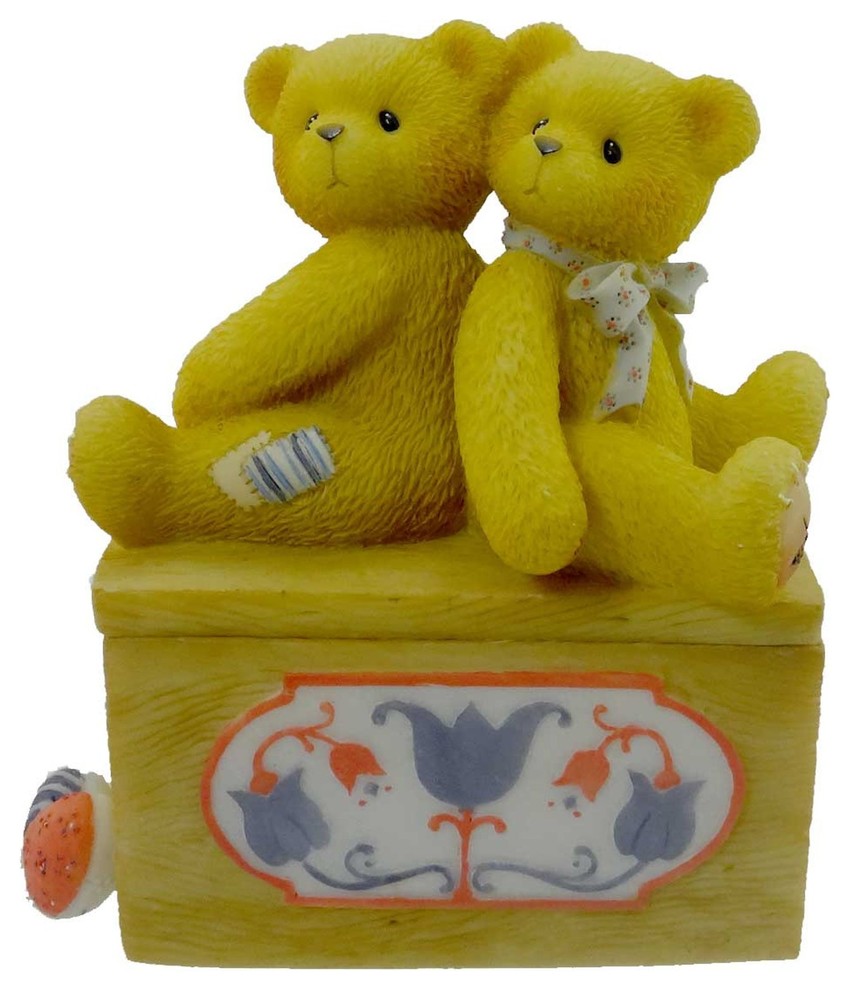 Cherished Teddies STANLEY AND VALERIE Resin Teddy Bear Friends Box 476676 -  Contemporary - Decorative Objects And Figurines - by Story Book Kids Inc |  Houzz
