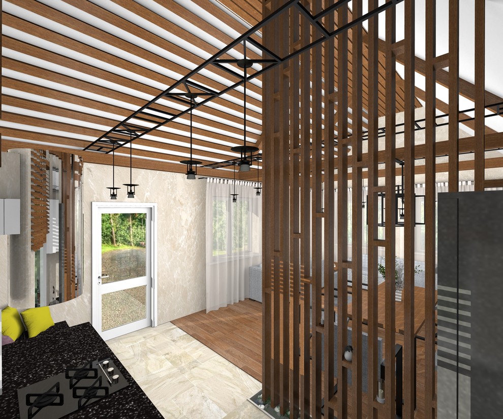 Дизайн-проект летнего домика в городе Чапаевск.