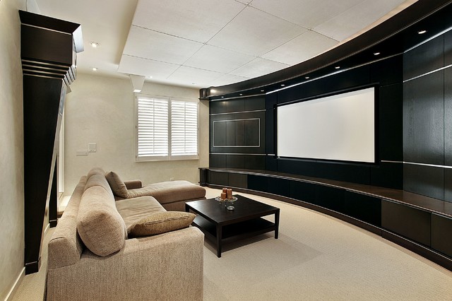 home theater design ideasdreamedia - contemporary - living room