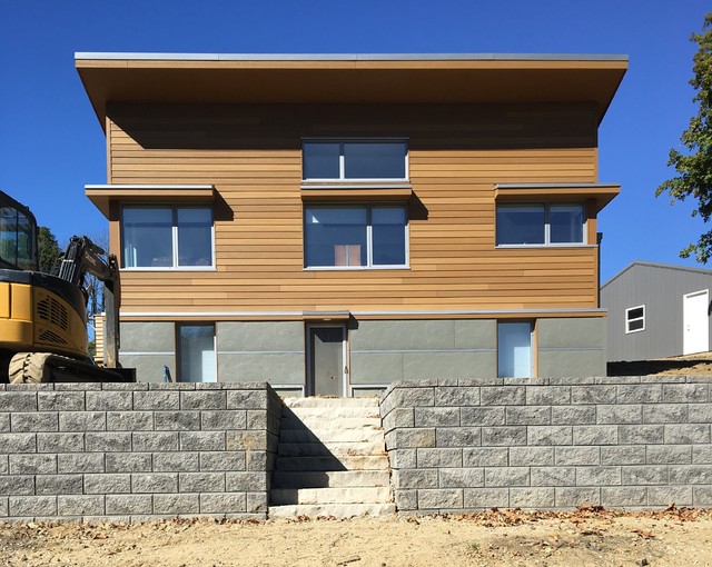 Net Zero Cabin Modern Exterior Chicago By Tom Bassett