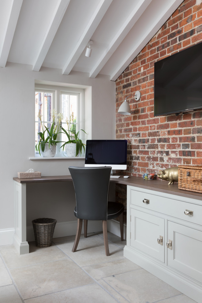 Transitional home office photo in Hertfordshire