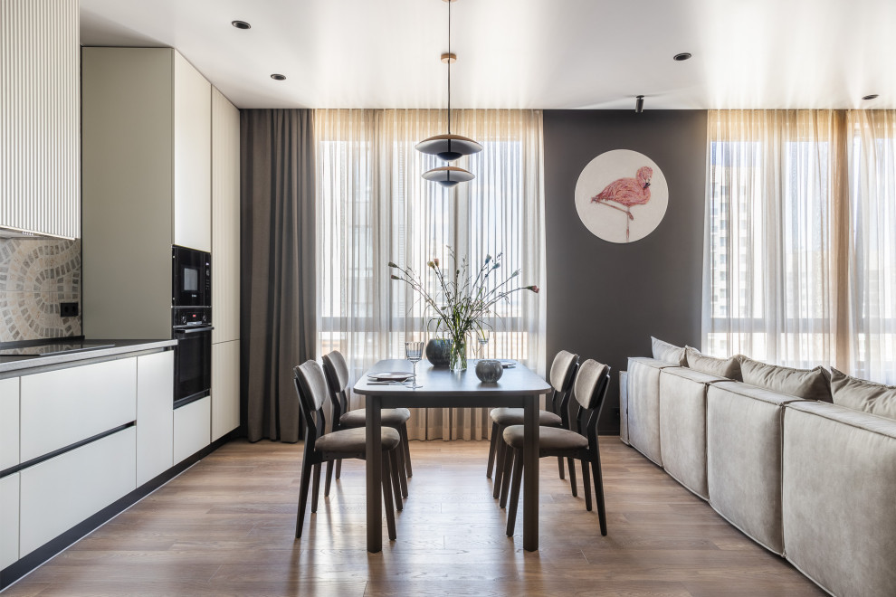 Кухня-гостиная из проекта ЖК Савин Хаус