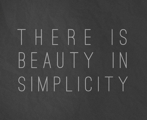 There is Beauty in Simplicity Art Print by Bubby and Bean