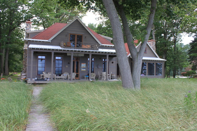 Rustic Beach House rustic-house-exterior