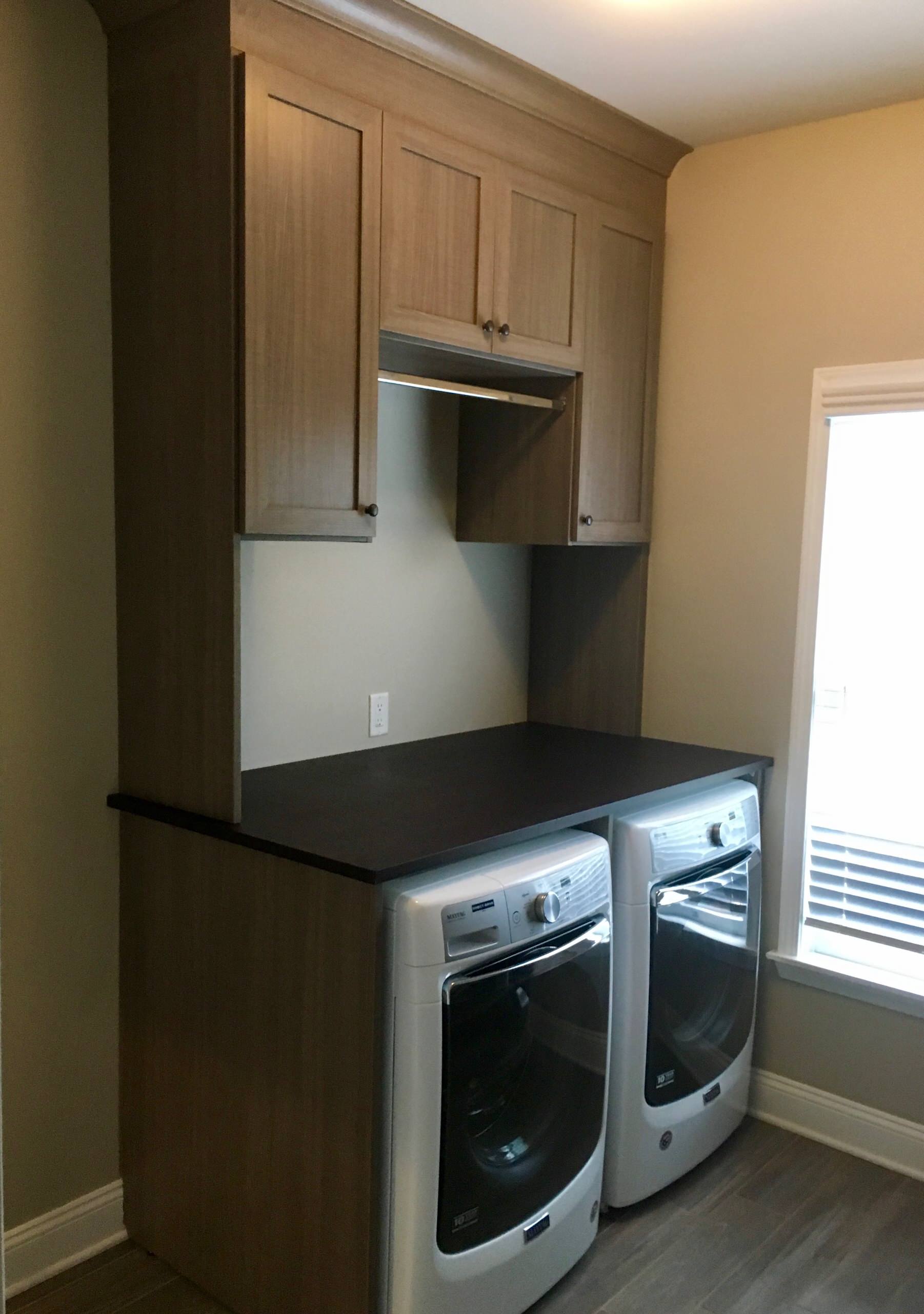 Laundry Room with Hang-Space and Countertop