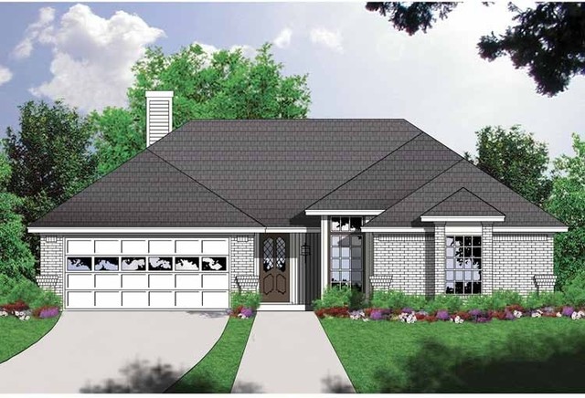 House Plan HWEPL14132 from ePlans.com transitional-exterior-elevation