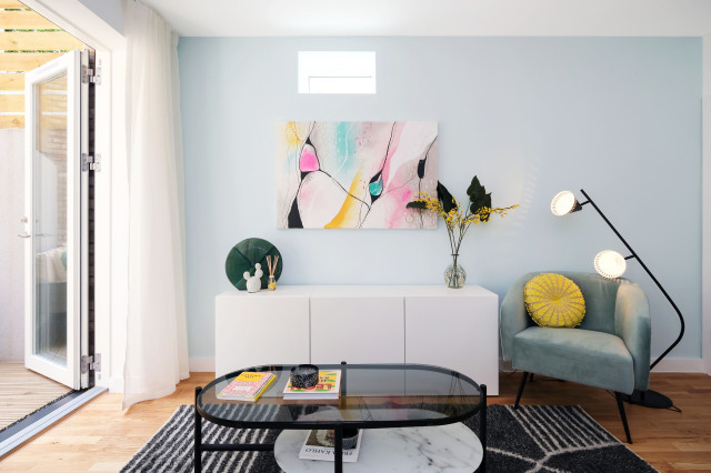 Springfield View moderno-salon