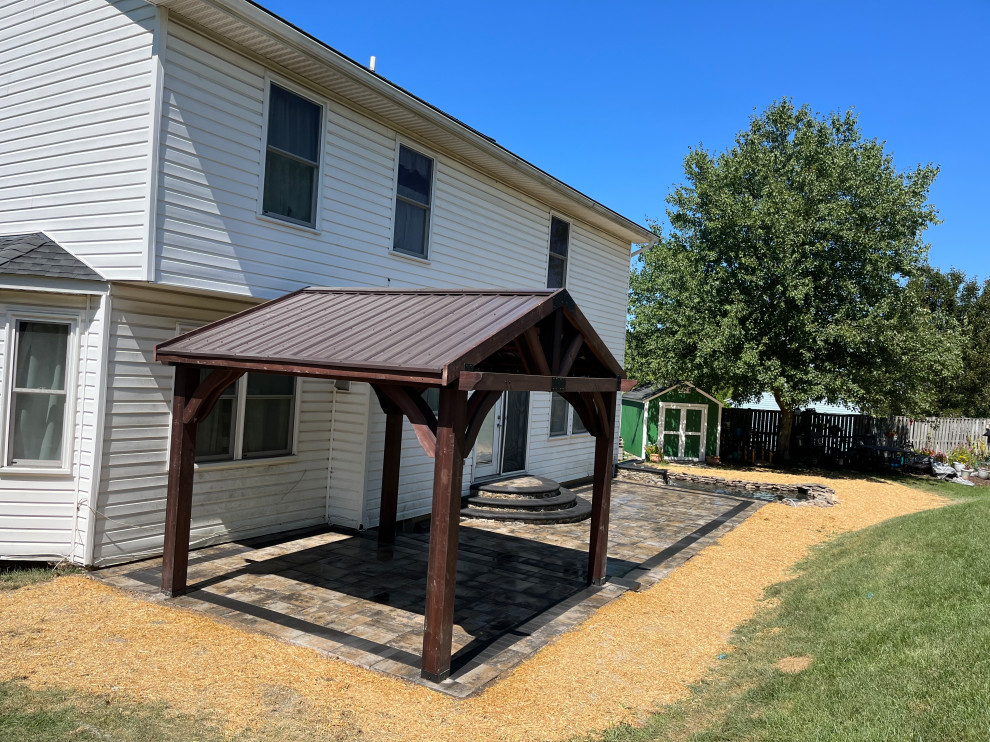 Perry Hall Patio, Pond, Pergola