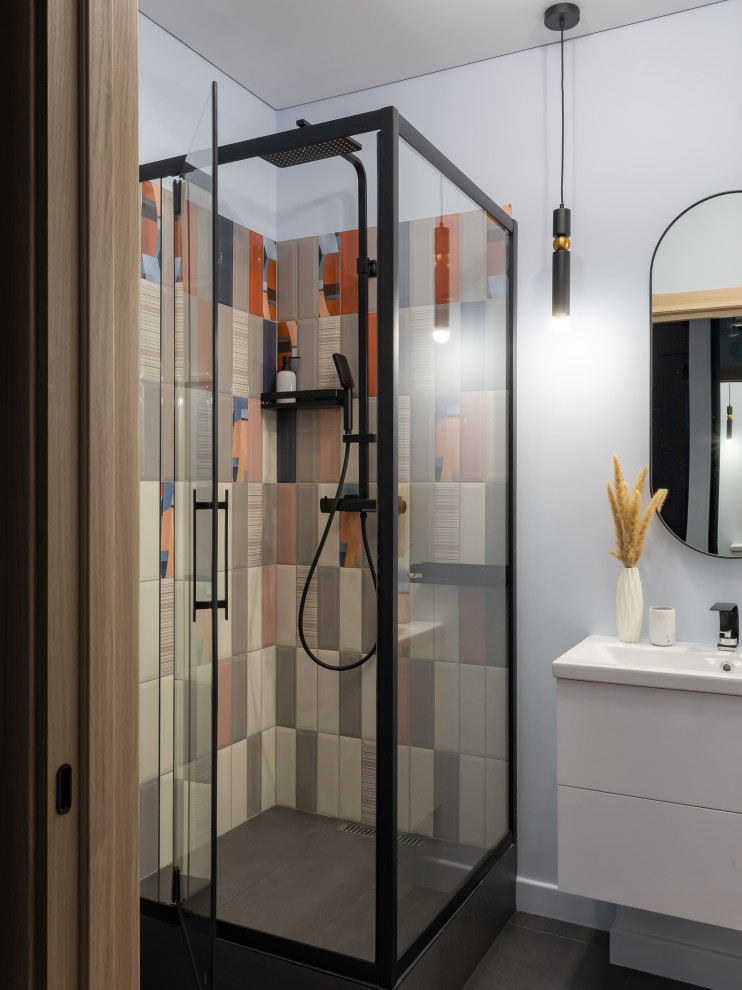 Малые м2 - не помеха комфорта. Смелый и яркий интерьер для молодой семьи