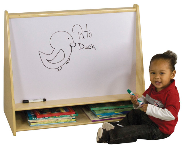 Ecr4Kids Birch Pic-A-Book Stand With Dry-Erase Board
