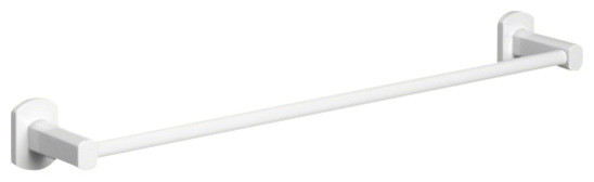 Lacquered White 14" Towel Bar
