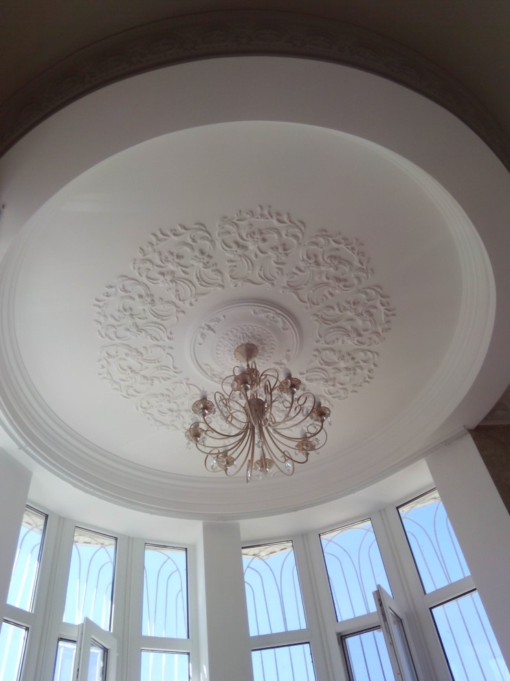 Монтаж гипсовой лепнины