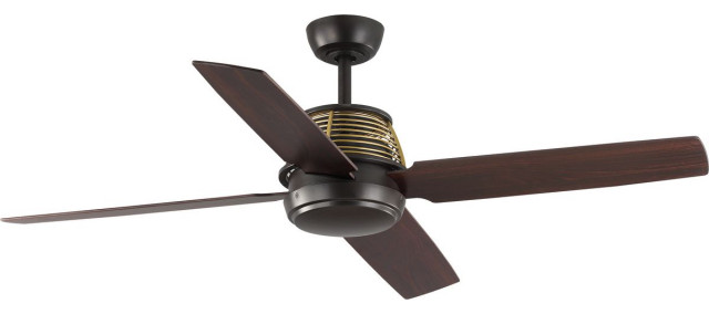 Progress Shaffer 56 Four Blade 56 Ceiling Fan Transitional