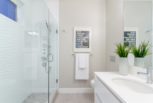 Walden St modern-badezimmer