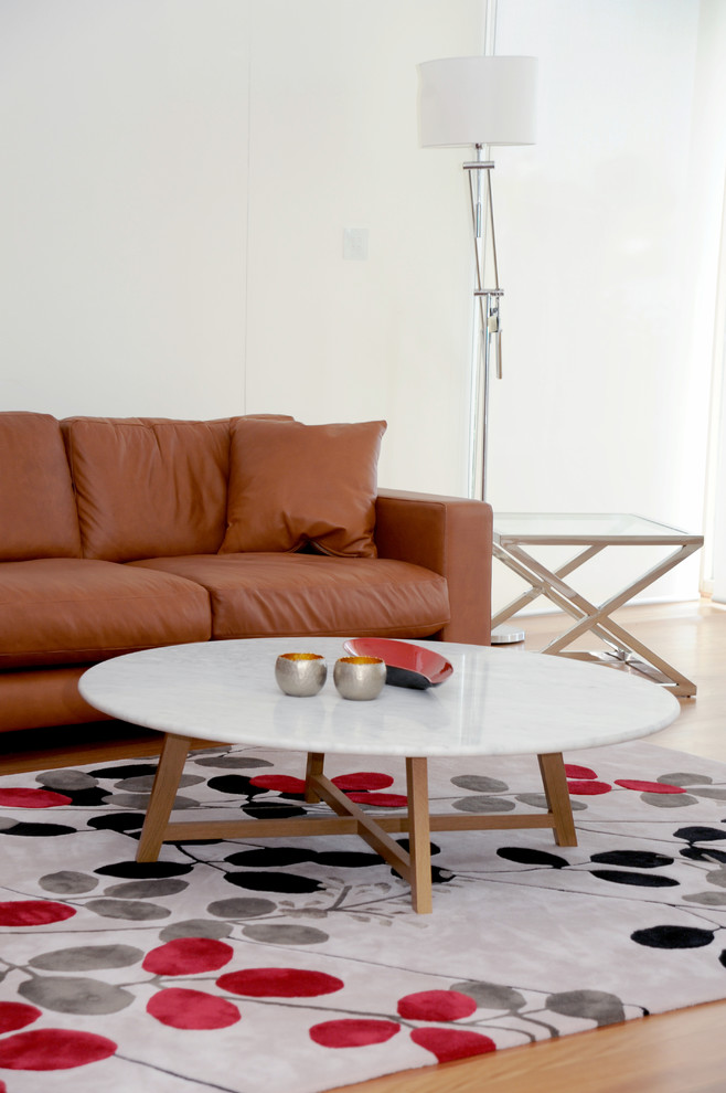 Photo of a contemporary living room in Sydney.