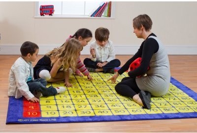 Kalokids 100 Square Multiplication Grid Carpet