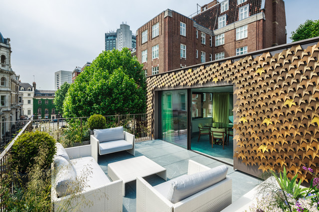 Mayfair House contemporaneo-terraza-y-balcon