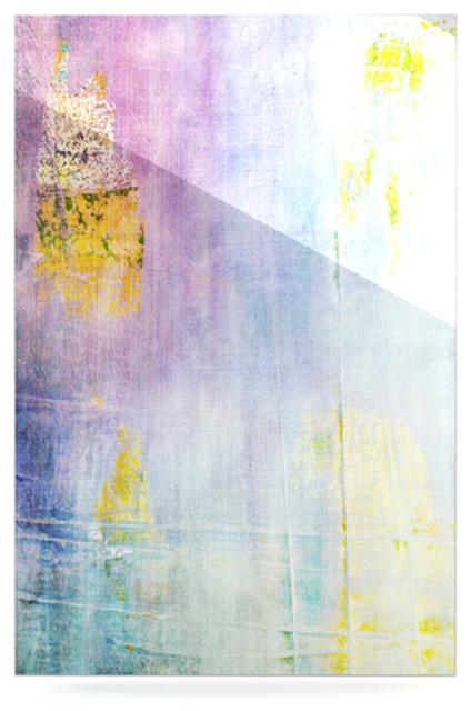 Iris Lehnhardt "Color Grunge" Metal Luxe Panel, 24"x36"