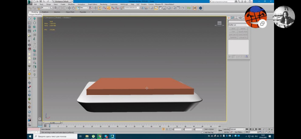 Кровать для выставки