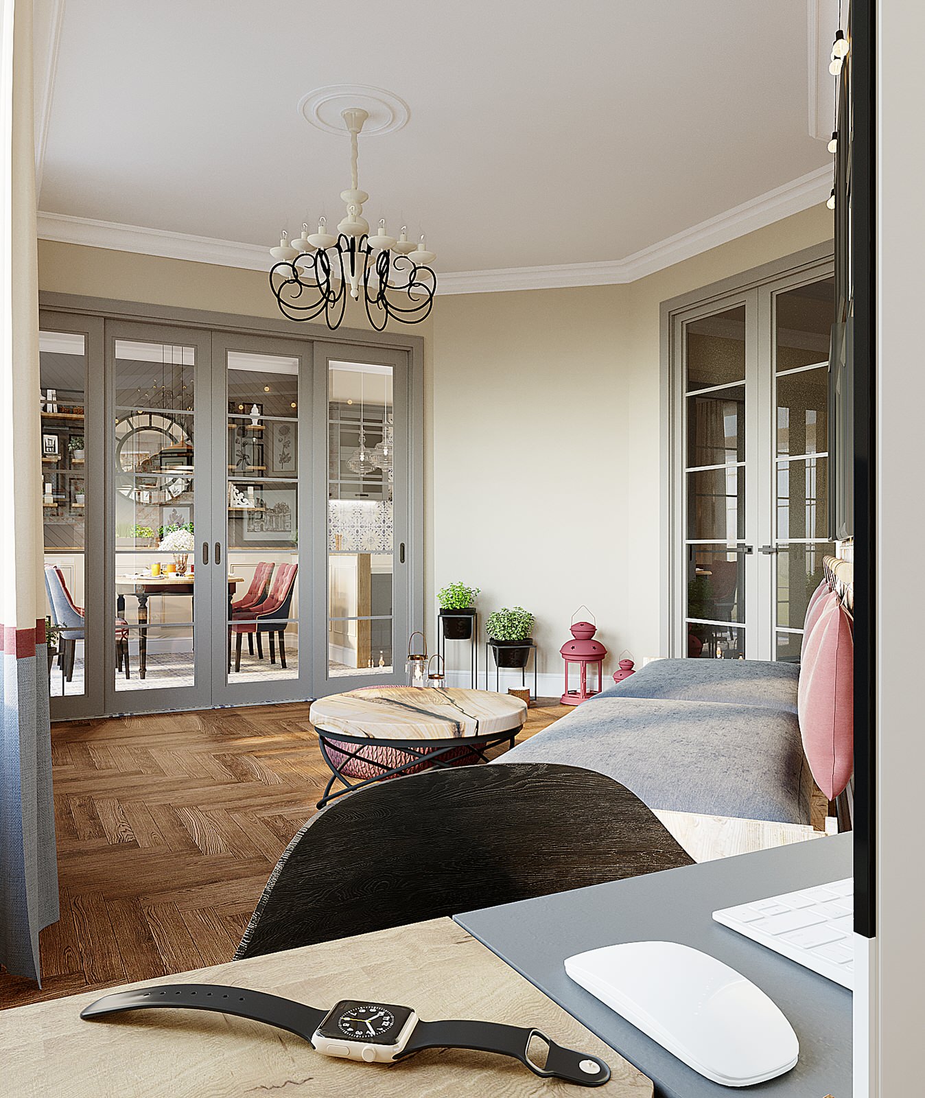 Квартира на ул. Герцена для семьи из 4 человек