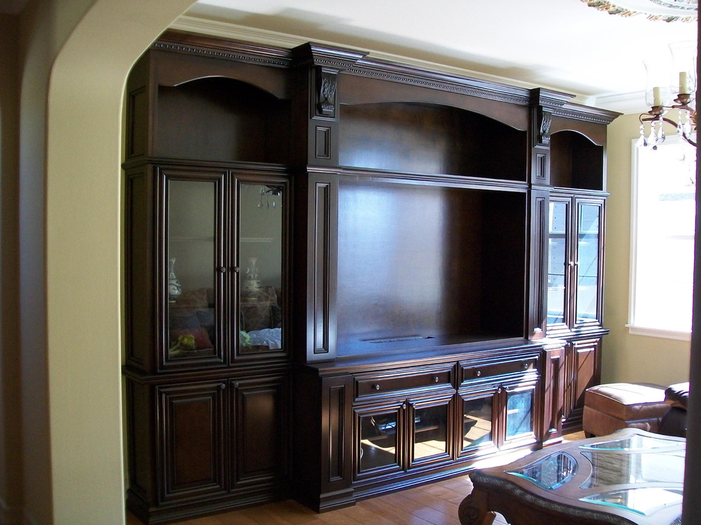 Entertainment Centers and Wall Units Traditional Home Theater