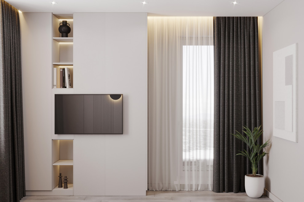 Дизайн гостиной в ЖК Арсенал г. Пермь