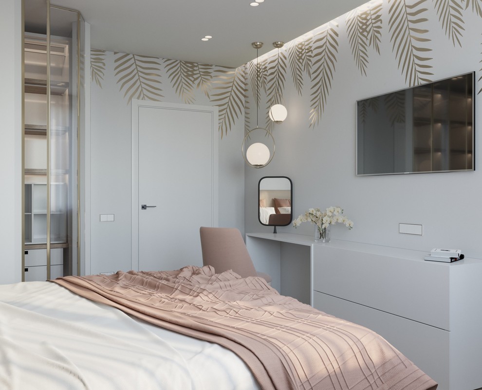 Дизайн-проект трехкомнатной квартиры "Мятное настроение"