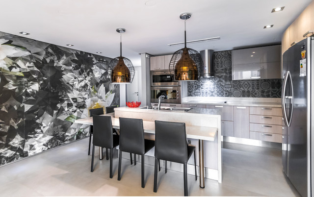 APARTAMENTO ARTE 71 modern-kitchen