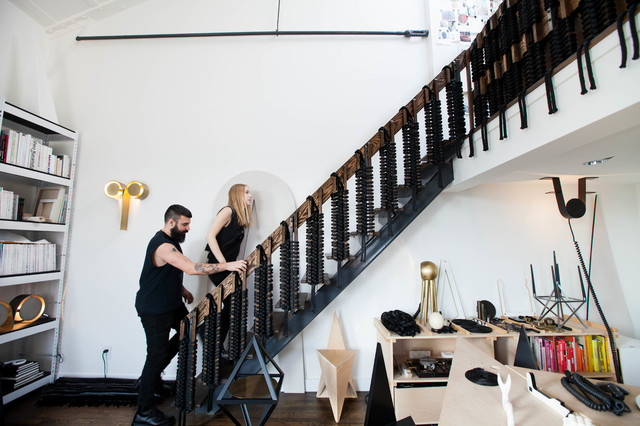 Houzz Tour: Rockiga rep och svart stämning i Gramercy Park i New York